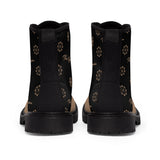 ThatXpression Fashion's Elegance Collection X1 Black and Tan Men's Boots