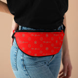 ThatXpression Fashion's Red and Tan Elegance Fanny Pack
