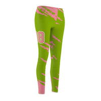 ThatXpression Ai6 Pink Green 08 Spandex Leggings