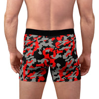 ThatXpression Fashion Big Fist Black Red Camo Collection Men's Boxer Briefs N502X