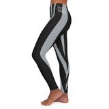 ThatXpression Fashion Black Grey Savage Themed Spandex Leggings-RL2