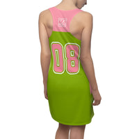 ThatXpression Ai1 Prototype Pink Green 08 Racerback Tunic Dress