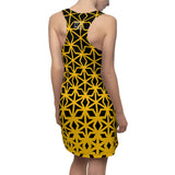 ThatXpression Fashion D'Cut Pittsburgh Black Yellow Designer Tunic Racerback