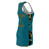 ThatXpression Fashion Jacksonville Home Team Camo Racerback Jersey Dress