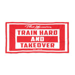 ThatXpression Train Hard And Takeover Gym Fitness Beach Towel 1PTFY