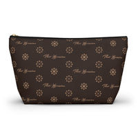 ThatXpression Fashion's Elegance Collection Brown and Tan Accessory Pouch