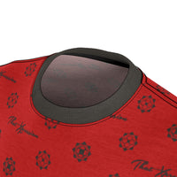 ThatXpression Elegance Men's Buccaneer Pewter Red S12 Designer T-Shirt