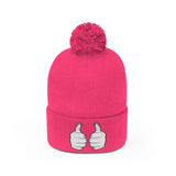 TX ThatXpression Unisex Pom Pom Fists Beanie