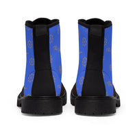 ThatXpression Fashion's Elegance Collection X2 Blue and Brown Women's Boots