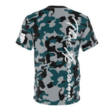 ThatXpression Fashion Black Gray Ultimate Camo Unisex T-shirt XZ3T