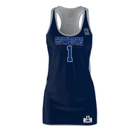 ThatXpression's Jersey Themed Home Team Racerback Cowboys Dress