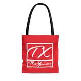 ThatXpression Gym Fit Multi Use Red and White Tote bag