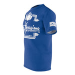 ThatXpression Train Hard & Takeover Kettlebells Royal Unisex T-Shirt U09NH