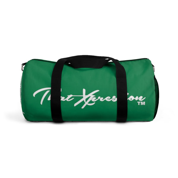 ThatXpression Fashion Train Hard & Takeover Gym Fitness Stylish Green Duffel Bag