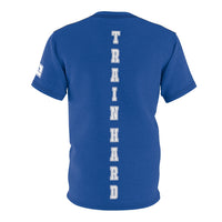 ThatXpression Train Hard & Takeover Kettlebells Royal Unisex T-Shirt U09NH