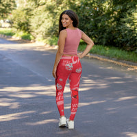 ThatXpression Fashion Jingle Jam Gift Themed BS1 Spandex Leggings