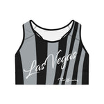 ThatXpression Las Vegas Striped Fans Sports Bra