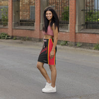 ThatXpression's Chief's Swag Women's Sports Themed Mini Skirt