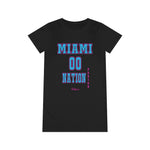 ThatXpression Fashion Miami Period Fan Nation Organic T-Shirt Dress P98J