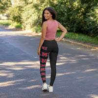 ThatXpression Fashion Themed Miami Spandex Leggings PSKIT Set