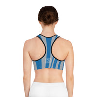 ThatXpression Detroit Striped Sports Bra