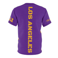 Los Angeles Home Team Themed Purple Gold Unisex T-shirt