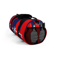 ThatXpression Train Hard & Takeover Gym Fitness Stylish Blue Red Duffel Bag