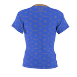 ThatXpression Fashion's Elegance Collection Royal and Tan Box Women's T-Shirt