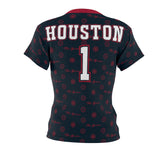 ThatXpression Elegance Women's Navy Red Houston S12 Designer T-Shirt