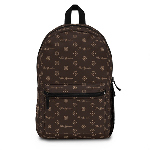 ThatXpression Fashion's Elegance Collection Brown and Tan Backpack