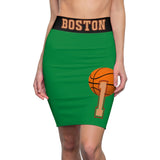 ThatXpression Fashion Home Team Boston Women's Pencil Skirt