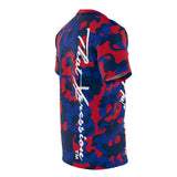 ThatXpression Fashion Blue Navy Red Ultimate Camo Unisex T-shirt XZ3T