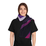 ThatXpression Fashion Designer V207 Purple Black Scarf