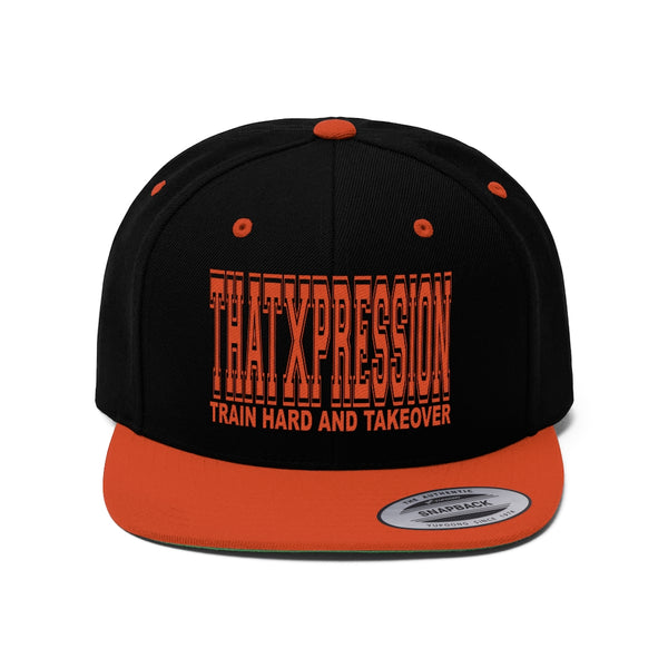 ThatXpression Fashion Unisex Train Hard And Takeover Flat Bill Snapback Hat