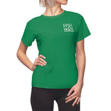 ThatXpression Fashion Train Hard Badge Green Women's T-Shirt-RL