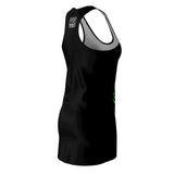 ThatXpression Fashion's Mental Health Awareness Green Black Racerback Dress