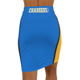 ThatXpression's Chargers Swag Women's Sports Themed Mini Skirt