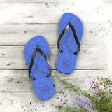 ThatXpression Fashion's TX2 Elegance Collection Royal and Tan Designer Unisex Flip Flops