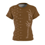 ThatXpression Fashion's Elegance Collection Brown and Tan Jekyll Women's T-Shirt