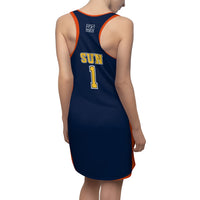 ThatXpression's Women's League Baller SUN Racerback Jersey Themed Dress