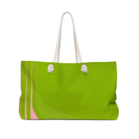 ThatXpression Fashion Stylish Pink & Green Ai10 Weekender Bag