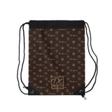 ThatXpression Fashion's Elegance Collection Brown and Tan Drawstring Bag