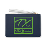 ThatXpression Fashion's Elegance Collection Navy & Green Seattle Designer Clutch Bag