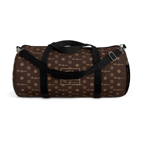 ThatXpression Fashion's Elegance Collection Brown and Tan Designer Duffle Bag