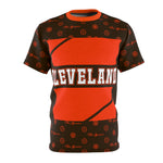 ThatXpression Elegance Men's Cleveland Orange Brown S13 Designer T-Shirt