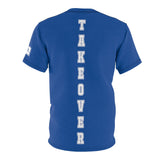 ThatXpression Train Hard & Takeover Shield Royal Unisex T-Shirt U09NH