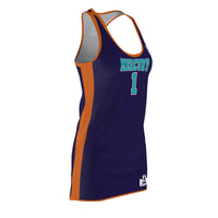 ThatXpression's Women's League Baller Mercury Racerback Jersey Themed Dress