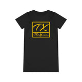 ThatXpression Fashion TX Yellow Organic T-Shirt Dress P98J