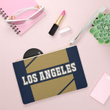 ThatXpression Fashion's Elegance Collection Navy & Gold Los Angeles Designer Clutch Bag