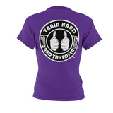 ThatXpression Fashion Train Hard Badge Purple Women's T-Shirt-RL